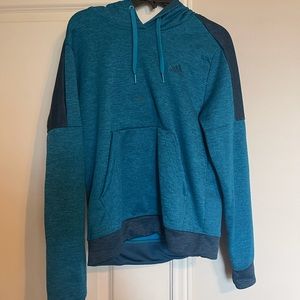 Blue adidas hoodie